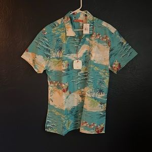 Tori Richard Xmas Honolulu Island shirt